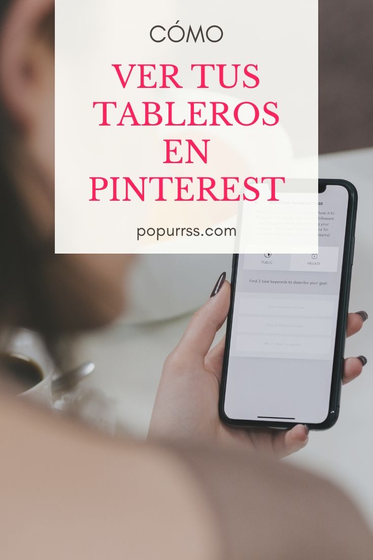 Cómo encontrar tus tableros en Pinterest
